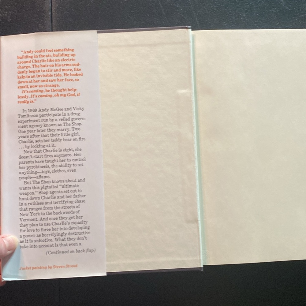 HARDCOVER Firestarter by: Stephen King - Picture 2 of 8